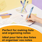 BIC 4-Color Pastel Barrel Ballpoint Pens- Retractable - 1.0mm - Assorted- 3 Pack-6