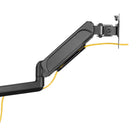 Uplite Triple Monitor Mount Arm Pole Height Adjustable Stand for Three Screens 17" - 27"-8