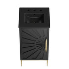 Modway Awaken 18" Bathroom Vanity - Black-8