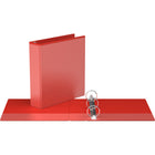 Davis Group Easyview Premium Binder - Round Ring - Customizable - 2" - Red - 6 Pack-2"