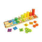 Bigjigs Toys Learn to Count Puzzle-Match the numbered squares to dots on the base of the puzzle.