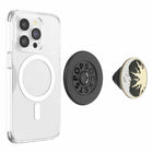 PopSockets PopGrip For Magsafe Round With Adapter Ring - Lunar Dreams-Offers a secure grip so you can text with one hand, snap better photos, and watch cat videos hands-free