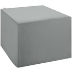Modway Immerse Convene / Sojourn / Summon Ottoman and Side Table Outdoor Patio Furniture Cover - Grey-Outdoor Ottoman/Side Table Furniture Cover