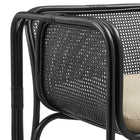 Modway Ellis Natural Rattan Accent Armchair - Black-8