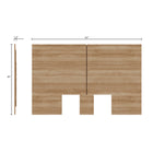 Nexera James Headboard - Full Size - Brown Oak-7
