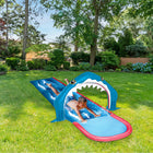 Danaplay Shark Waterslide - 10'-Water-Spraying Action: Attaches to a standard garden hose to create a cooling, splash-filled experience