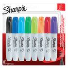 Sharpie Permanent Markers - Chisel Tip - Assorted Colours - 8 Pack-Versatile chisel tip allows for two distinctive lines: broad and fine