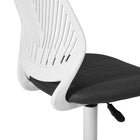 Homy Casa Teen Task Chair - Grey/White-Armless