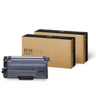 Ecotone Brother TN850 Remanufactured - High Yield - Black - 2 Pack -Manufacturer: Nu-Tone Brand