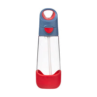 b.box - Tritan Drink Bottle - 600ml - Blue Blaze-Unique triangle shape easy for kids to grip