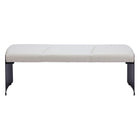 Zuo Mur Bench - White-Plush and durable faux leather fabric
