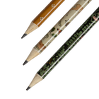 General Supply Goods + Co Pattern HB Pencils - 6 Pack-Assorted nature-inspired patterns