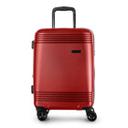Bugatti Nashville 21.5" Hardside Carry-on Luggage - Red-Red and recycled PET (Polyethylene Terephthalate)