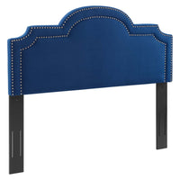 Modway Belinda Performance Velvet King/California King Headboard - Navy-King/California King Headboard