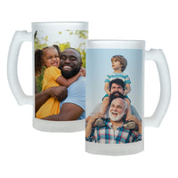 Staples Print Frosted Photo Beer Stein-Holds 16oz of liquid