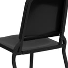 Flash Furniture HERCULES Series Black High Density Stackable Melody Band/Music Chair-Black Powder Coated Frame Finish