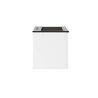 Modway Vitality 24" Bathroom Vanity - White/Black-Ceramic Sink With Integrated Countertop
