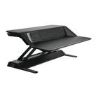 Fellowes 32.75" Lotus DX Sit to Stand Desk - Dual Monitor - Black-Excellence: Patent-pending Smooth Lift Technology keeps your workstation stable and makes changing positions effortless