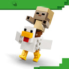 LEGO Minecraft Chicken Jockey Desert Attack-Jointed, movable mobs for dynamic fun and posable game room decor