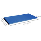 Soozier Folding Gymnastics Tumbling Mat - Exercise Mat with Carrying Handles for Yoga - MMA - Martial Arts - 4' W x 8' L x 2" D-Non-absorbent PU leather surface, fire-retardant, puncture, and mildew resistant 