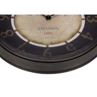 Monarch Specialties Clocks 16" Round Wall Clock - Antique Brown -No assembly required, simply insert 1 AA battery (battery not included), hang it up and enjoy the instant boost this transitional style clock gives to a space