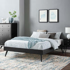Modway Margo Wood Full Platform Bed Frame - Black-Assembly Required