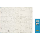 Moleskine 2025-2026 Limited Edition Peanuts Charlie & Lucy 18-Month Hard Cover Weekly Planner - 5" x 8.25" - Reef Blue-Peanuts Stickers And Bookmark