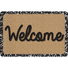 Ashley Productions The Original Fun Mat Welcome Mat - 15.5" x 23.5" - Burlap Composition Welcome-Measurement & Design: The Burlap Composition Welcome Mat measures 15.5" x 23.5".