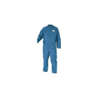 Kimberly-Clark Coveralls Kleenguard A20Blue w/Zip Elastic XXL, 12 Pack (58505)-Material: SMS