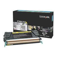 Lexmark X746 Yellow Return Program Toner Cartridge (X746A1YG)-Yellow