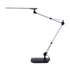 Bostitch Dual Swing Arm LED Desk Lamp - White-Long Reach - Extensive 49-Inch Arm Easily Clears Monitors And Other Objects