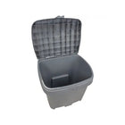 Rmp Maintenance Products Salt & Sand Container with Hasp - Grey - 21" H x 27" W x 26" D - 4.24 cu ft-5