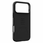 UAG Civilian LT Compatible with MagSafe Case for iPhone 17 Pro Max - Black-PC/TPU comold construction for added impact absorption