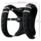 Soozier 11 lb Weighted Vest-Adjustable strap for any body shape, great for both men and women