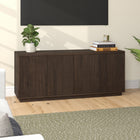 Hudson&Canal Hanson TV Stand for TV's up to 65" - Alder Brown-Features easy assembly