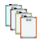 Quartet Magnetic Whiteboard - 8.5" x 11" - Assorted Colours-Includes Quartet magnetic marker, two magnets and mounting hardware