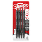 Sharpie S-Gel 0.5mm Gel Pen - Black - 4 Pack-Gel