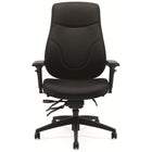 Staples Newdale High Back Multi-Tilter Office Chair - Fusion Carbon Fabric - Black-Infinite position tilt lock control locks the chair in place, or allows it to tilt freely, according to user preference