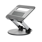 MyBat Adjustable Ergonomic Laptop/Tablet Stand - Supports Up to 17"-360° Swivel Base - Full rotation for optimal viewing angles