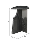 Zuo Surya Side Table - Black-3 year limited warranty
