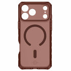 ITSKINS Hybrid_R Frost Compatible with MagSafe Case for iPhone 17 Pro Max - Mocha-Compatible with MagSafe chargers and accessories