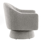 Modway Astral Boucle Fabric Swivel Chair - Taupe-Accent Chair Capacity: 330 lb