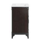 Modway Steamforge 24" Bathroom Vanity - White/Black-Assembly Required