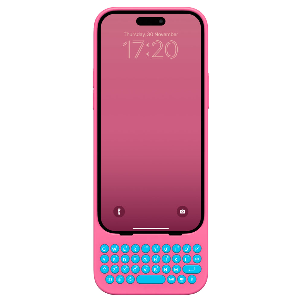 Clicks Keyboard Phone Case for iPhone 15 Pro - Miami Beach