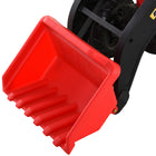 Aosom 3-in-1 Kids Ride-On Excavator Toy with Controllable Cargo Trailer - Red-Pedal-powered Ride-On excavator, easy to operate by pedaling for forward and backward, using the steering wheel to control the kart' directions 