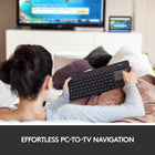 Logitech Wireless Touch-Keyboard K400 Plus - Black - English-Simply plug the Unifying receiver into a USB port and the wireless touchpad keyboard is ready to go, adjust controls using the Logitech Options Software to save preferred settings