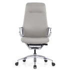 Decent Living Full Height Back Office Chair - Off White-Premium genuine leather office Chair