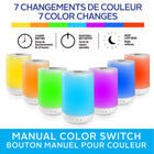 Bell+Howell Top Fill Colour Changing 1 gal Humidifier - White -The top fill humidifier can also work as an essential oil diffuser and is compatible with any brand of essential oils