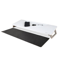 Quartet Magnetic Dry-Erase Desktop Computer Pad - 21" x 7 3/4" - White Surface-MAXIMIZE YOUR DESK SPACE: Place the desktop pad between your keyboard and monitor for a convenient note-taking area. Its ideal size, measuring 21" x 7 3/4", fits perfectly on your desk.