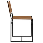 Modway Thatcher Leather and Metal Dining Chair - Tan-6
